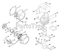 Snapper RT 4151 (80142) - Snapper Walk-Behind Trimmer RT4151 Recoil Starter Assm'y