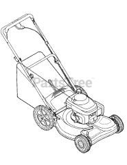 MTD 12BV55DQ713 - MTD Pro Walk-Behind Mower (2007)