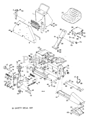 Cub Cadet 407 (590-407-100) - Cub Cadet Backhoe Main Frame