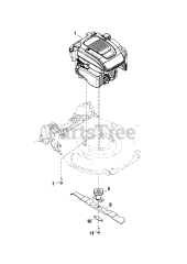 Snapper SP 105 (7800956-00) - Snapper 21" Walk-Behind Mower, 775 Series Briggs