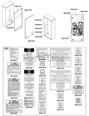 Briggs & Stratton 040636-01 - Briggs & Stratton 20kW Home Standby Generator with 150 Amp ATS Decals Group - ATS Warning