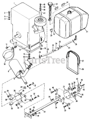 Simplicity 3410 (990755) - Simplicity Landlord Garden Tractor