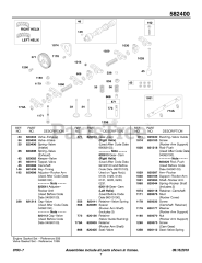 Briggs & Stratton 582447-0477-E2 - Briggs & Stratton Horizontal Engine Camshaft, Rocker Arm