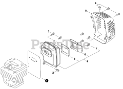 Echo SRM-4510 - Echo Brush Cutter (SN: U53726001001 - U53726999999)