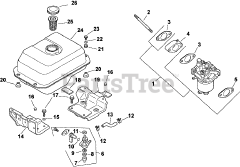 Kohler CS10-931603 - Kohler Command PRO Engine, Basic Version, 10hp, 7.46kW Fuel System