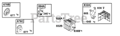 Briggs & Stratton 133202-0524-A1 - Briggs & Stratton Horizontal Engine