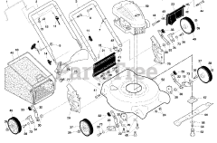 Weed Eater 961340008-00 - Weed Eater Walk-Behind Mower (2008-10) Product Complete