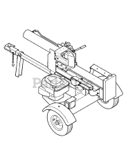 MTD 24BF510B004 - MTD Gold Log Splitter (2008)