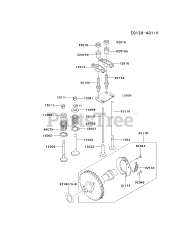 Kawasaki FE250D-BS09 - Kawasaki Engine VALVE/CAMSHAFT