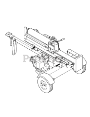 Yard Machines 24AD584D700 - Yard Machines Log Splitter (2006)