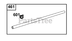 Briggs & Stratton 613377-0001-E1 - Briggs & Stratton Horizontal Engine Fuel Supply Group