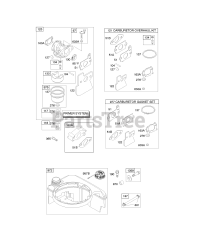 Briggs & Stratton 12E602-0135-E1 - Briggs & Stratton Vertical Engine Carburetor, Fuel Supply