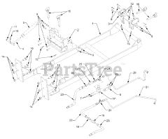 Cub Cadet 621 (590-621-100) - Cub Cadet Sub Frame for Backhoe Backhoe Frame Assembly
