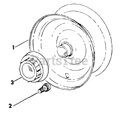 International Harvester 75 (0340008U) - International Harvester Riding Mower (1972 - 1981) Rear Wheels
