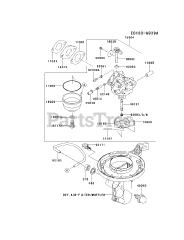 Kawasaki FJ180V-BM12 - Kawasaki Engine CARBURETOR