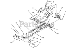 Toro 71205 (13-38 XL) - Toro Lawn Tractor (SN: 059000001 - 059999999) (1995)