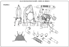 Black Max BM 08570 - Black Max Backpack Blower Figure A