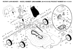 Jonsered LM 2153 CMD (961410101-00) - Jonsered Walk-Behind Mower (2006-01) PRODUCT COMPLETE