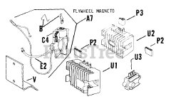 Kohler K241-46720 - Kohler K-Series Engine, Made for John Deere, 10hp, 7.5kW Breaker Ignition (Cont.) 02090153126