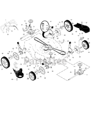 Snapper SP 110 (2691562-00) - Snapper 22" Walk-Behind Mower, 3-N-1 AWD, 160 Series Briggs