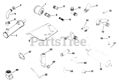 Kohler K321-60186 - Kohler K-Series Engine, Made for Jacobsen, 14hp, 10.4kW Exhaust 12-10-205 (TP-691-B) Rev 10/20/2006