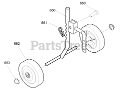 Murray 11052x30C - Murray Cultivator (2001) Wheel Assembly