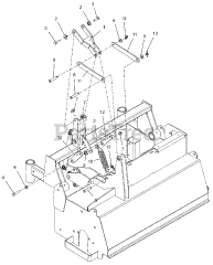 Gravely 885917 - Gravely Pro-QXT Dethatcher Attachment (SN: 000101 - 000999)