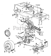 Yard Machines 13AN675G062 - Yard Machines Lawn Tractor (2001) (Lowes)