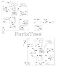Briggs & Stratton 44S677-0022-B1 - Briggs & Stratton Vertical Engine Carburetor, Fuel Supply