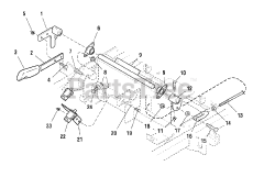 Simplicity ZT 2348 T - Simplicity Colt 48" Zero-Turn Mower, 23hp Kohler Parking Brake Group - Upper (7090pbgu)