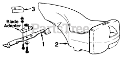White Outdoor 190-108-190 - White Outdoor 21" Mulching Kit (1994)