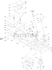 Toro 13AX60RG848 (LX 423) - Toro Lawn Tractor (2009) Parts Lookup with