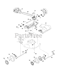 Snapper SP 70 (7800923-00) - Snapper 21" Walk-Behind Mower, Self-Propelled, 675 Series Briggs