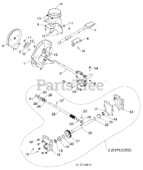 Poulan Pro 961980056-03 - Poulan Pro Snow Thrower (2013-07) AUGER HOUSING IMPELLER