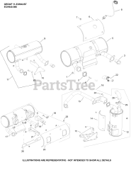 Kohler ECH940-3017 - Kohler Command PRO EFI Engine, Basic Version, 35hp 11 Exhaust