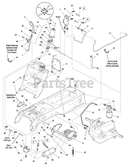 Craftsman 107.289850 (2690922) - Craftsman Prestige PGT9500 Series 54" Garden Tractor, 30hp (2010)