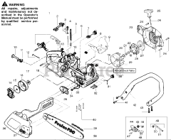 Poulan 222 - Poulan Chainsaw (2008-03) Starter