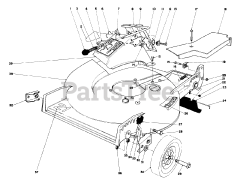 Toro 20810 - Toro Walk-Behind Mower (SN: 002000001 - 002999999) (1982)
