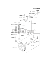 Kawasaki FE290D-AS23 - Kawasaki Engine VALVE/CAMSHAFT