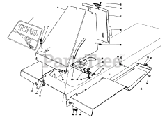 Toro 56175 (12-32) - Toro Rear-Engine Riding Mower (SN: 008000001 - 008999999) (1988)