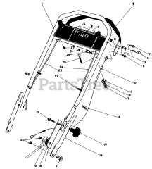 Toro 20752 - Toro Walk-Behind Mower (SN: 002000001 - 002999999) (1982)