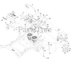 Exmark VXX999EKA52600 - Exmark 52" Vertex X-Series Stand-On Mower, Kawasaki FX1000 (SN: 417930746 & Above) (Rev A) (2025)