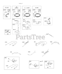 Briggs & Stratton 356777-0110-E1 - Briggs & Stratton Vertical Engine Alternator, Ignition, Wire Assemblies