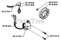 Husqvarna 22 RL - Husqvarna String Trimmer (1989-09) Ignition/Flywheel