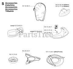 Husqvarna 343 F - Husqvarna Brush Cutter (SN: 20043100001 - 20064000000) ACCESSORIES 2
