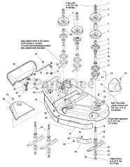 Simplicity 1695175 - Simplicity 44" Mower Deck