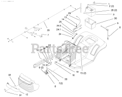 Toro 71188 (12-32 XL) - Toro Lawn Tractor (SN: 079000001 - 079999999) (1997)