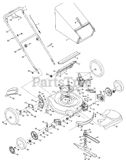 MTD 12AV55DQ713 - MTD Pro Walk-Behind Mower (2008)