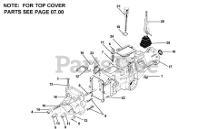 BCS America 605 - BCS America Two-Wheeled Tractor Gearbox (SN: 150739 &amp; Above)