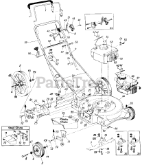 ServiStar 28207 (119-506R105) - ServiStar Walk-Behind Mower (1989) (American Hardware)